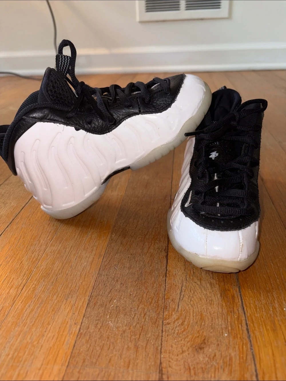 Nike Kids FOAMPOSITE White Foams Sneakers